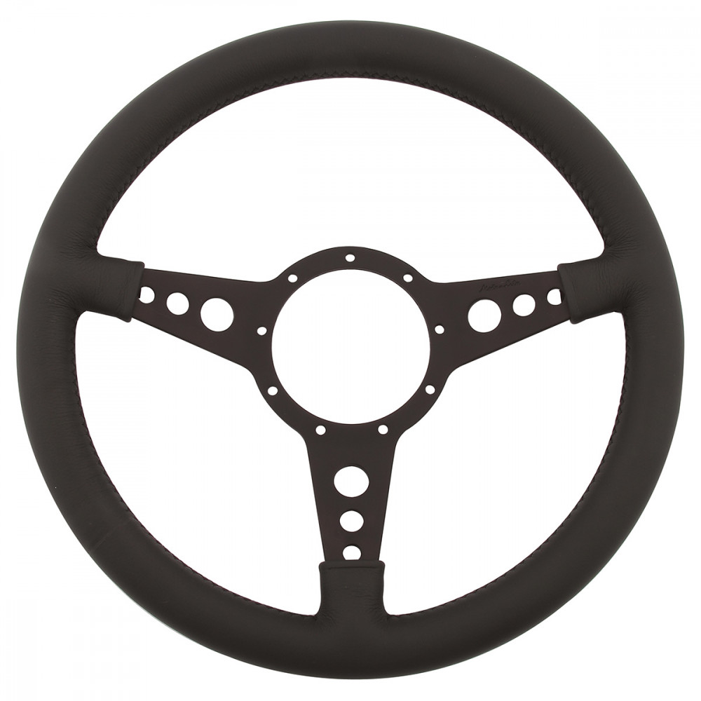 Steering Wheel, MotoLita Mk4, 14" leather rim, black