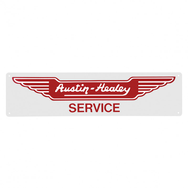Sign, Austin-Healey Service, 6" x 24"