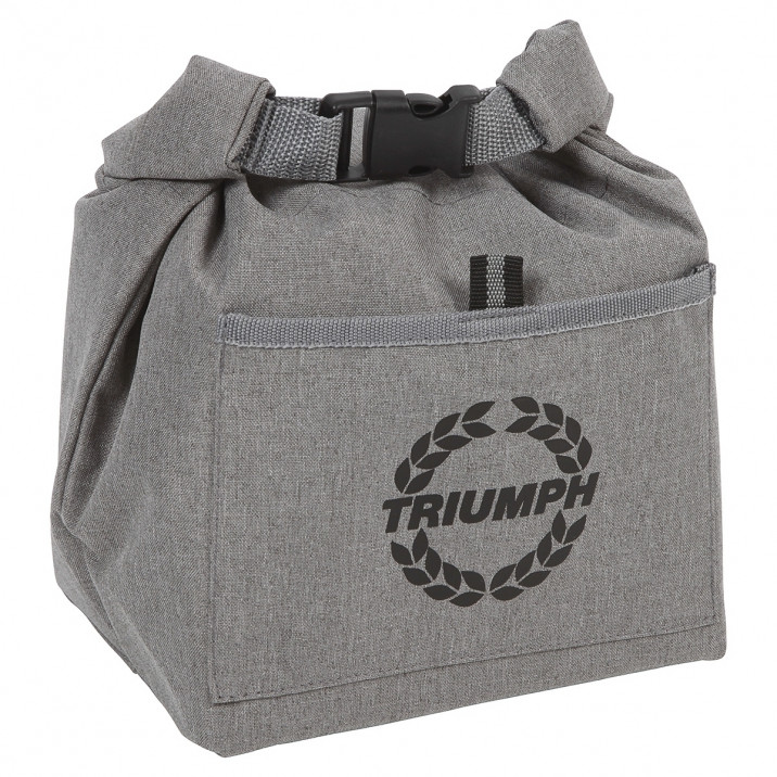 Cool Bag, grey, insulated, TR wreath logo