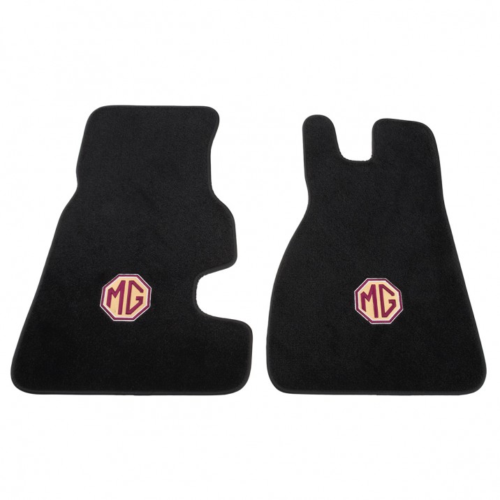 Plush Embroidered Footwell Mats