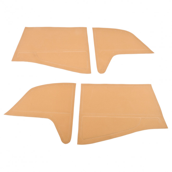 Covering Kit, side screens, 2-Bow, double duck, tan