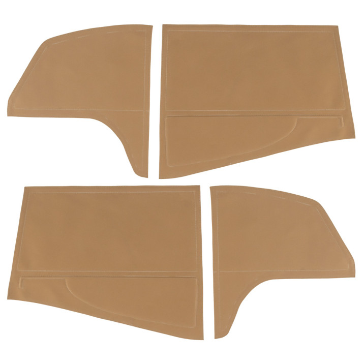 Covering Kit, side screens, 3-Bow, double duck, tan