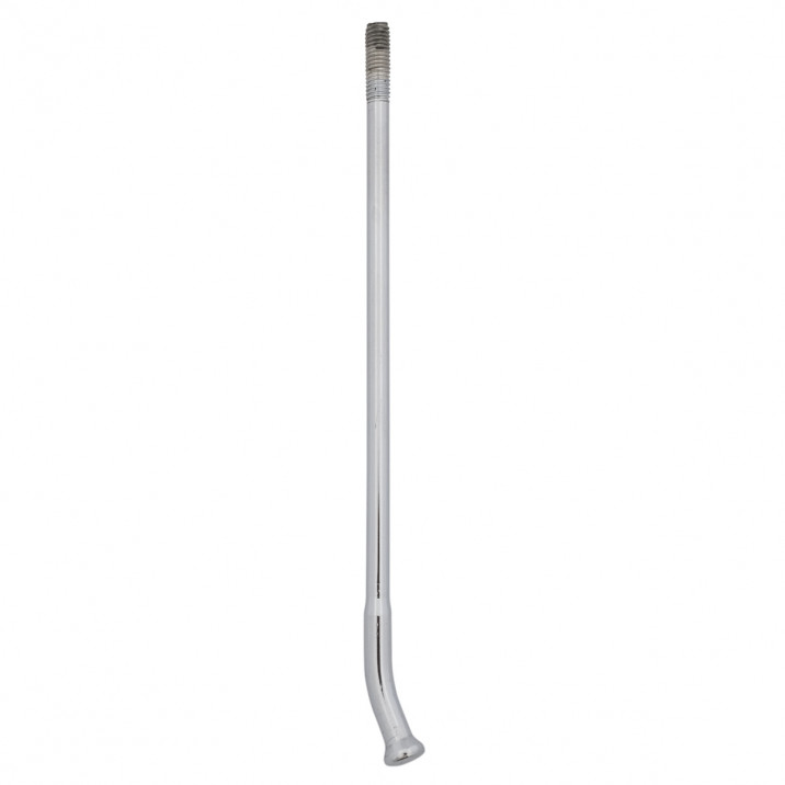 Spoke, outer/long, 5.60", chromed stainless steel