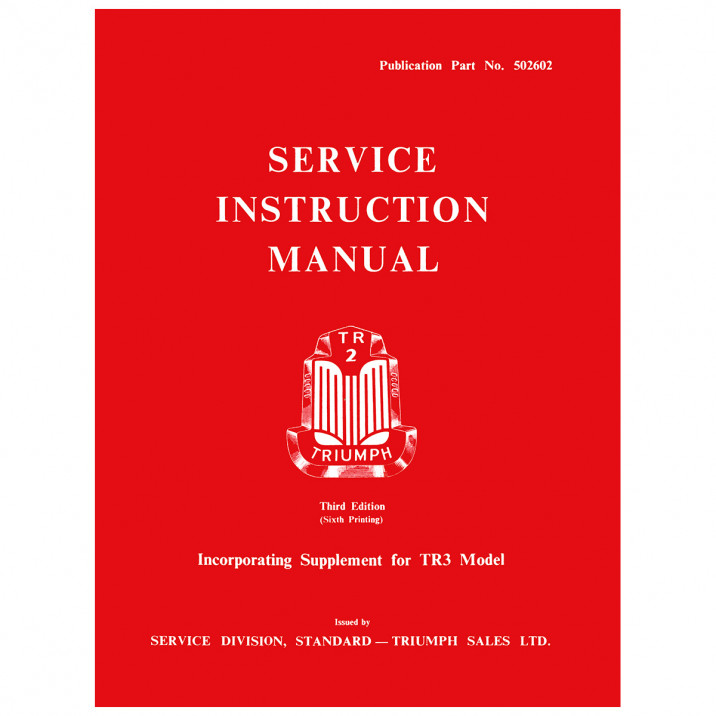 Workshop Manual, TR2-3A