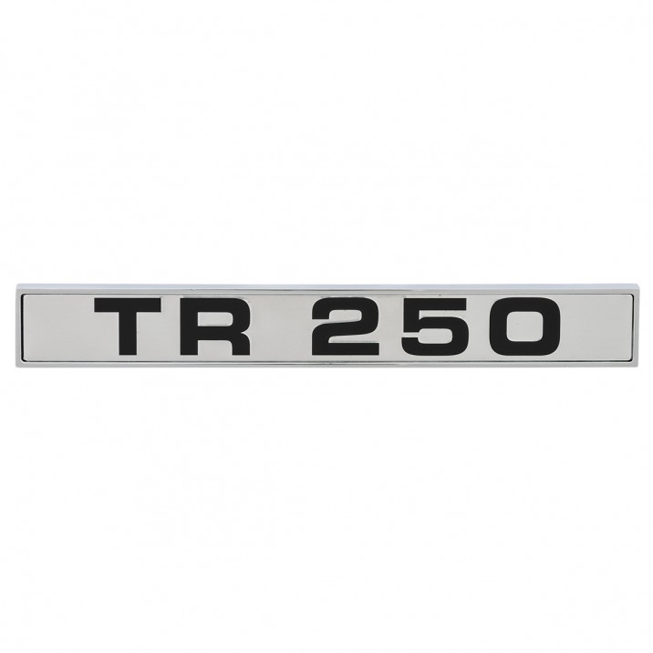 Badge, rear wing, TR250