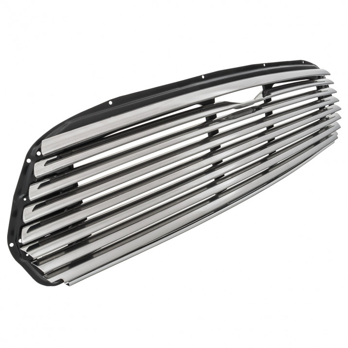 Grille Assembly, external bonnet release, stainless steel