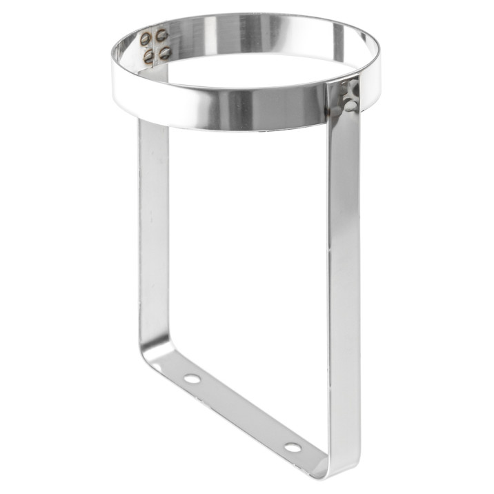 Bracket, container mounting, stainless steel