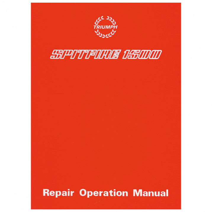 Workshop Manual, Spitfire 1500