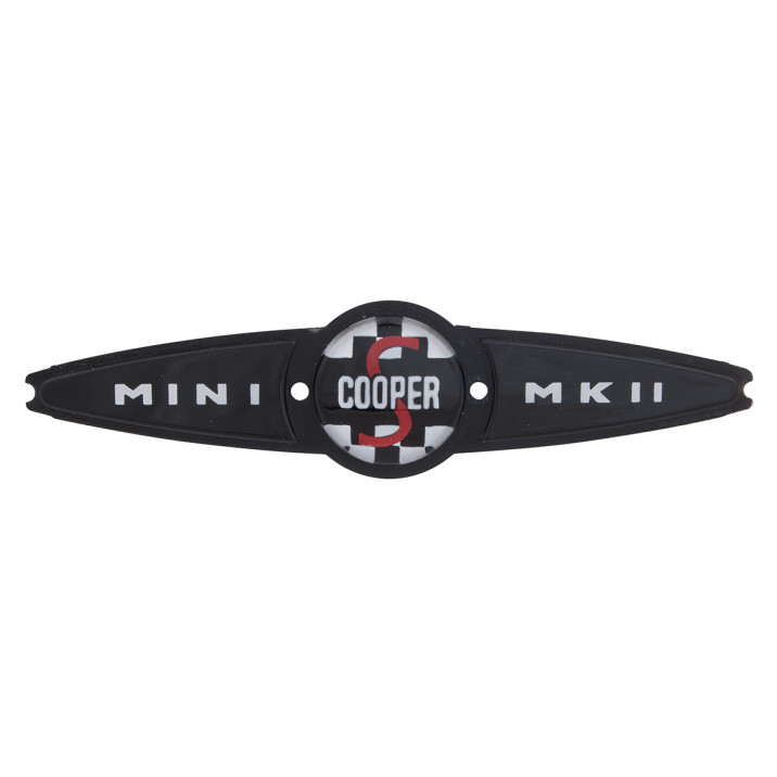 Badge, boot lid, insert Cooper S MkII