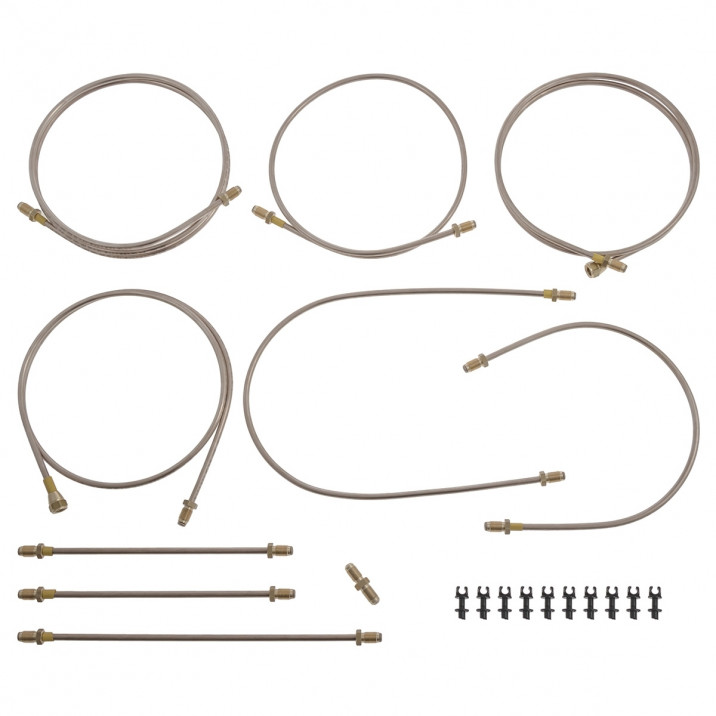 Brake Pipe Kit, copper, LHD only, Automec