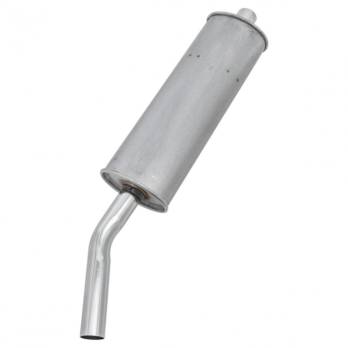 Exhaust, silencer, RC40 side exit, mild steel