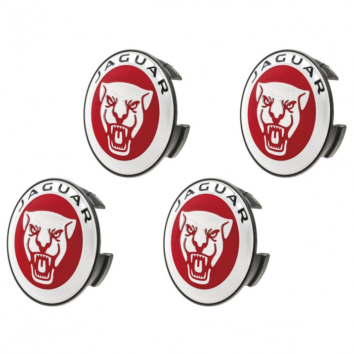 Wheel Badge, text and growl, set of 4