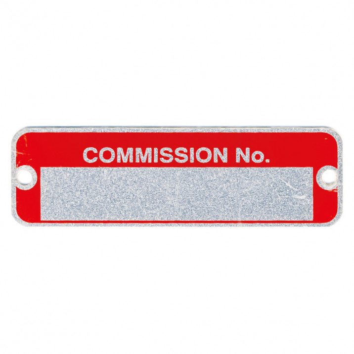 Commission Plate