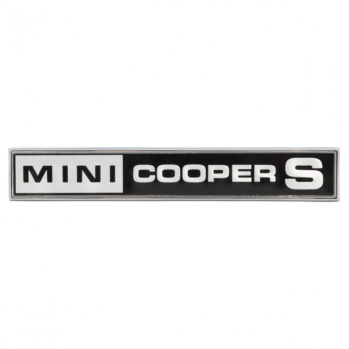 Badge, boot lid, Cooper S MkIII
