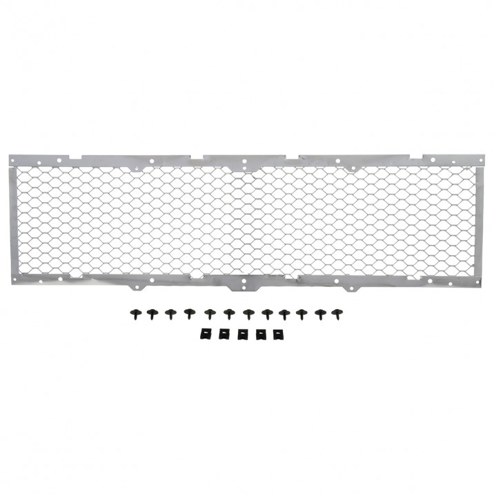 Grille, lower front, silver