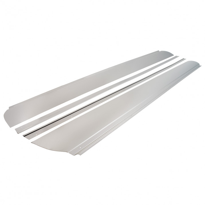 Sill Covers, stainless steel, 4 piece