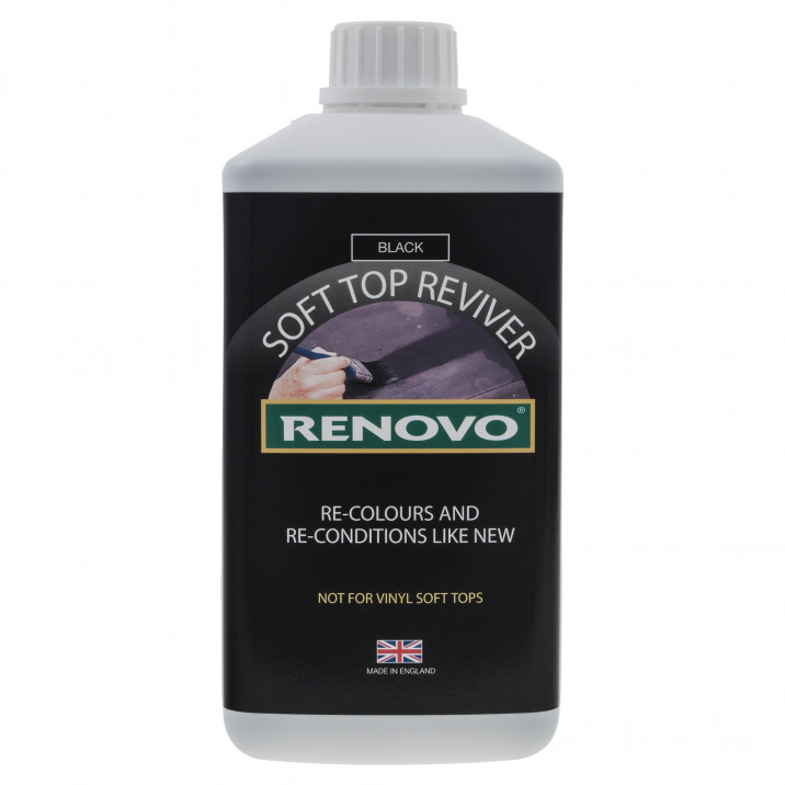Renovo Soft Top Reviver, Black, 1 litre
