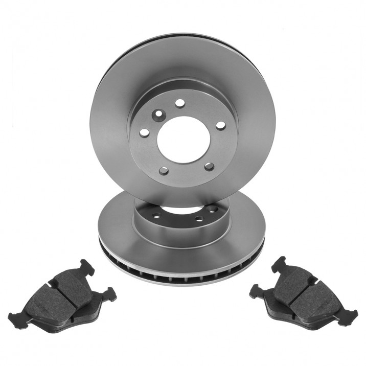 Brake Kit, includes discs and pads, front, Eurospare