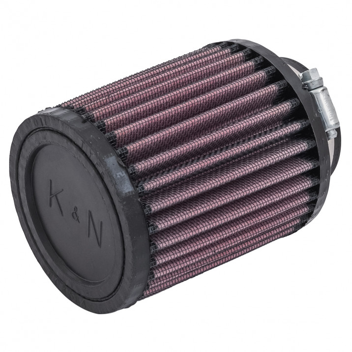 Air Filter, K&N, cone type, clamp on, 2" x 4"