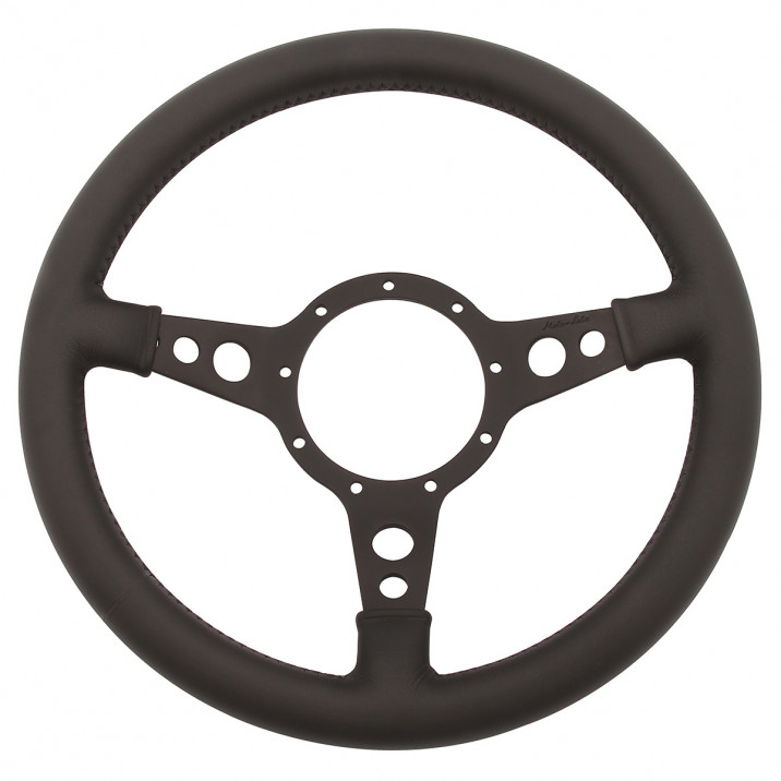 Steering Wheel, MotoLita Mk4, 13" leather rim, black