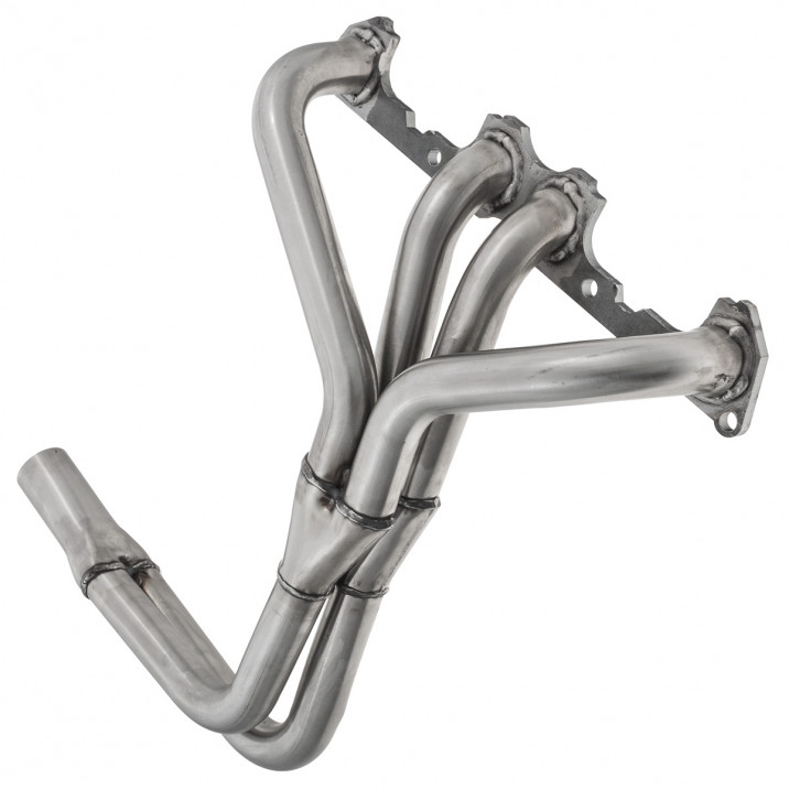 Manifold, exhaust, extractor, bomb starter, stainless steel