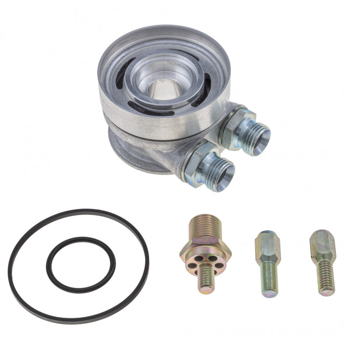 Adaptor Kit, oil cooler, non-thermostatic, spin-on conversion