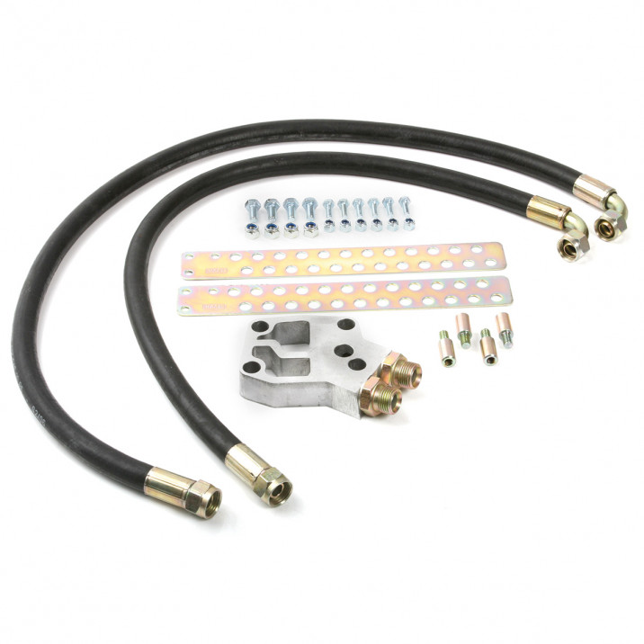 Oil Cooler Installation Kit, non-thermostatic, rubber
