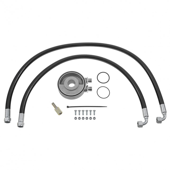 Oil Cooler Installation Kit, non-thermostatic, rubber, standard filter