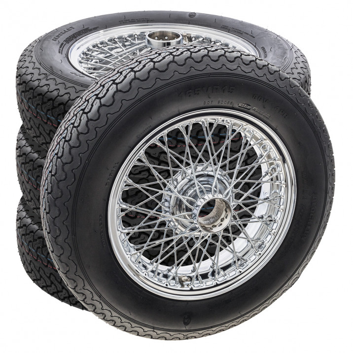 Wire Wheel & Tyre Sets - Austin-Healey 3000