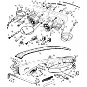 Instruments, Switches & Dashboards - 100-4, 100-6 & 3000 (BN1, BN4, BN6, BN7, BT7 & BJ7) (1953-63)