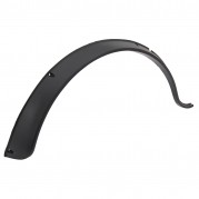 Extension Panel, front wheel arch, black, LH