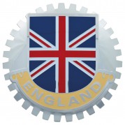 Badge, England/Union Flag, toothed, enamel