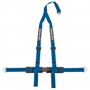 Harness Kit, road, 3 point, snap hook mounting, blue