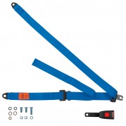 Seat Belt, front, static, lap & diagonal, 15 cm, blue, each