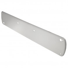 Support, number plate & lamps, stainless steel