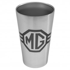 Pint cup, MG logo, Stainless steel