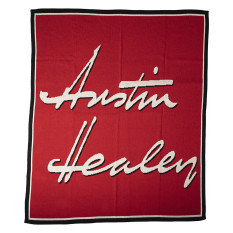 Knit Blanket, Austin-Healey logo