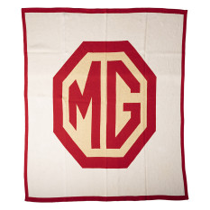 Knit Blanket, MG octagon logo