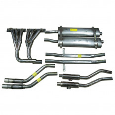 Exhaust System, big bore, 9 pieces, stainless steel