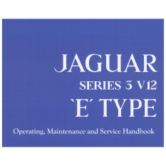 Owners Manual, E-Type [Series III]