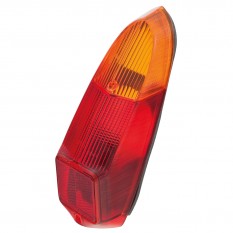 Lens, stop/tail, indicator & reflector, plastic, red/amber, aftermarket