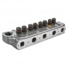 Cylinder Head, loaded, 5 port, in-line oil feed, aluminium 