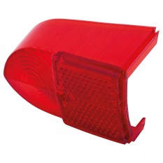 Lens, stop/tail, plastic, red, RH