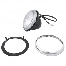 Headlamp Assembly, P45T asymmetric, with rim, LHD