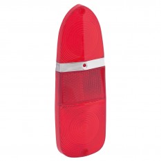 Lens, stop/tail & indicator, plastic, red