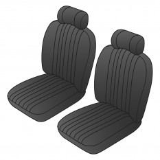 Custom Deluxe Seat Cover Sets: Front - MGB (1970-76)