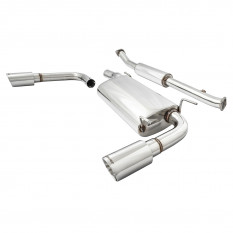 Exhaust System, dual exit, stainless steel, Cobalt