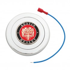Centre Cap, horn push, billet aluminium, Austin-Healey logo, with 46mm badge