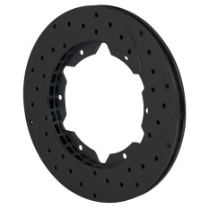 Brake Disc, LH, drilled/slotted