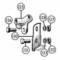 Brake Pipe Connectors: Rear Axle - 100-6 & 3000 (BN4, BN6, BN7, BT7, BJ7 & BJ8) (1956-68)